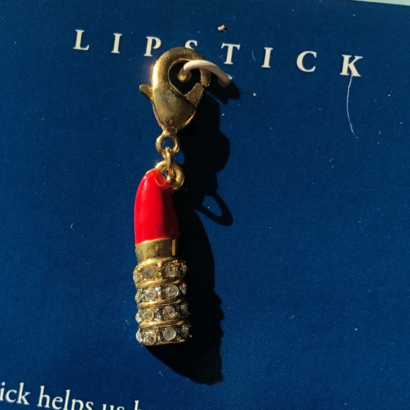 Pure Allure Crystal Collection Kiss & Lipstick Jewelry Charms NWT - Picture 4 of 4